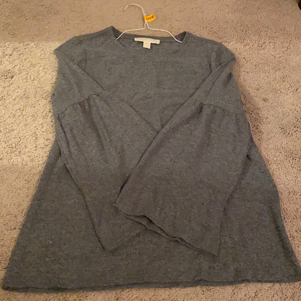 Michael Michael Kors Tops |Grey Top Bell Sleeve